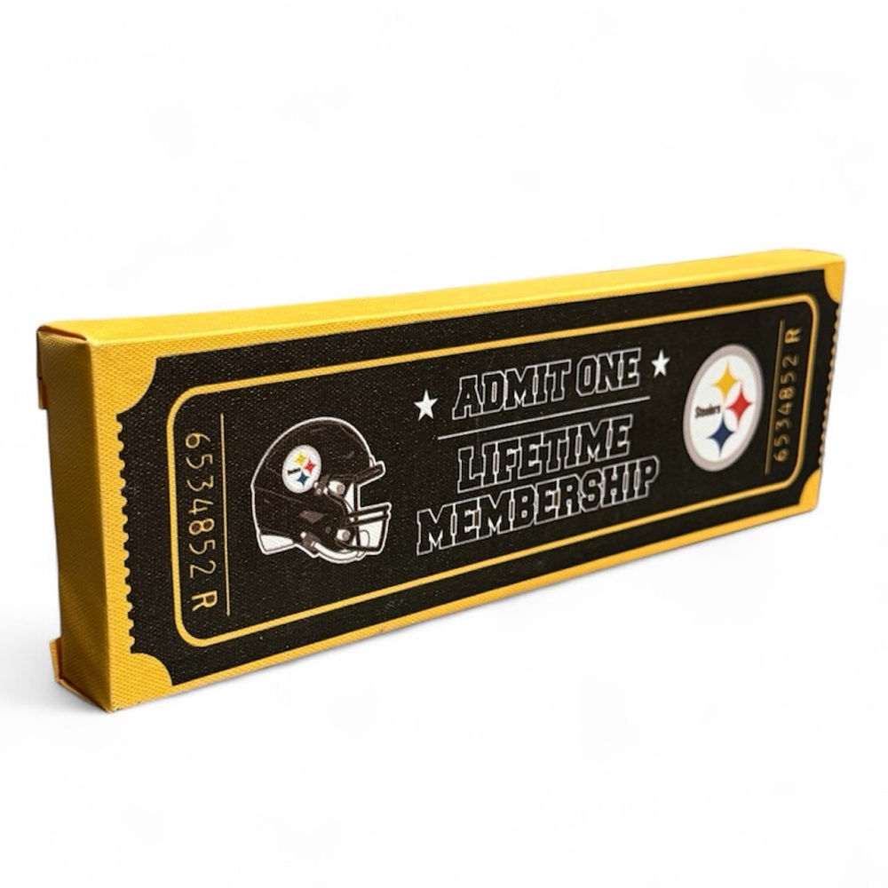 NFL Pittsburgh Steelers Lifetime Membership Sign Decor - NWT - Picture 3 of 3